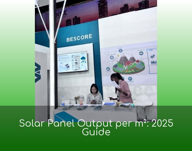 Solar Panel Output per m²: 2025 Guide